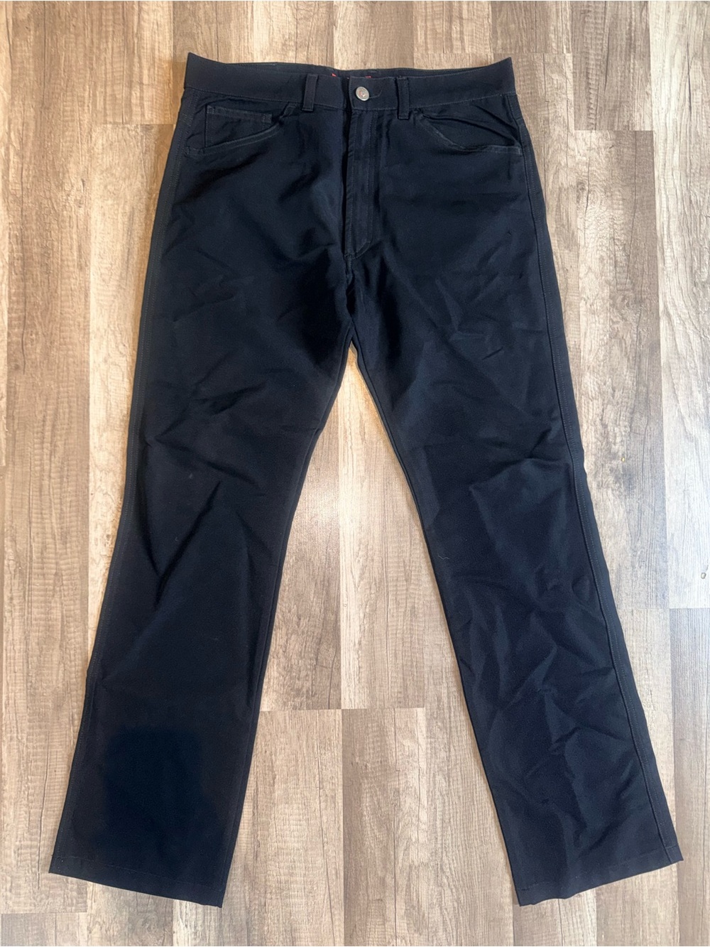 Hugo Boss Classic Black Straight-Leg Pants - 33